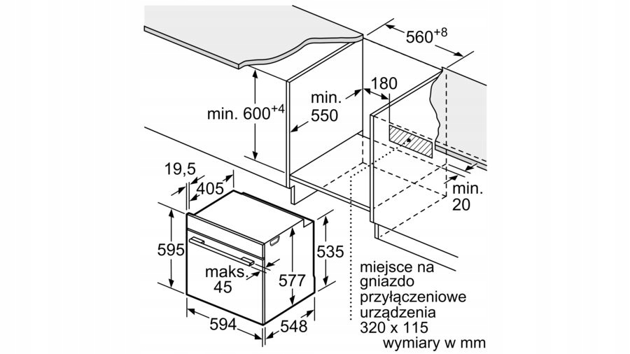 BOSCH HSG7364B1 PIEKARNIK + PARA SERIA 8 Funkcje funkcja pary