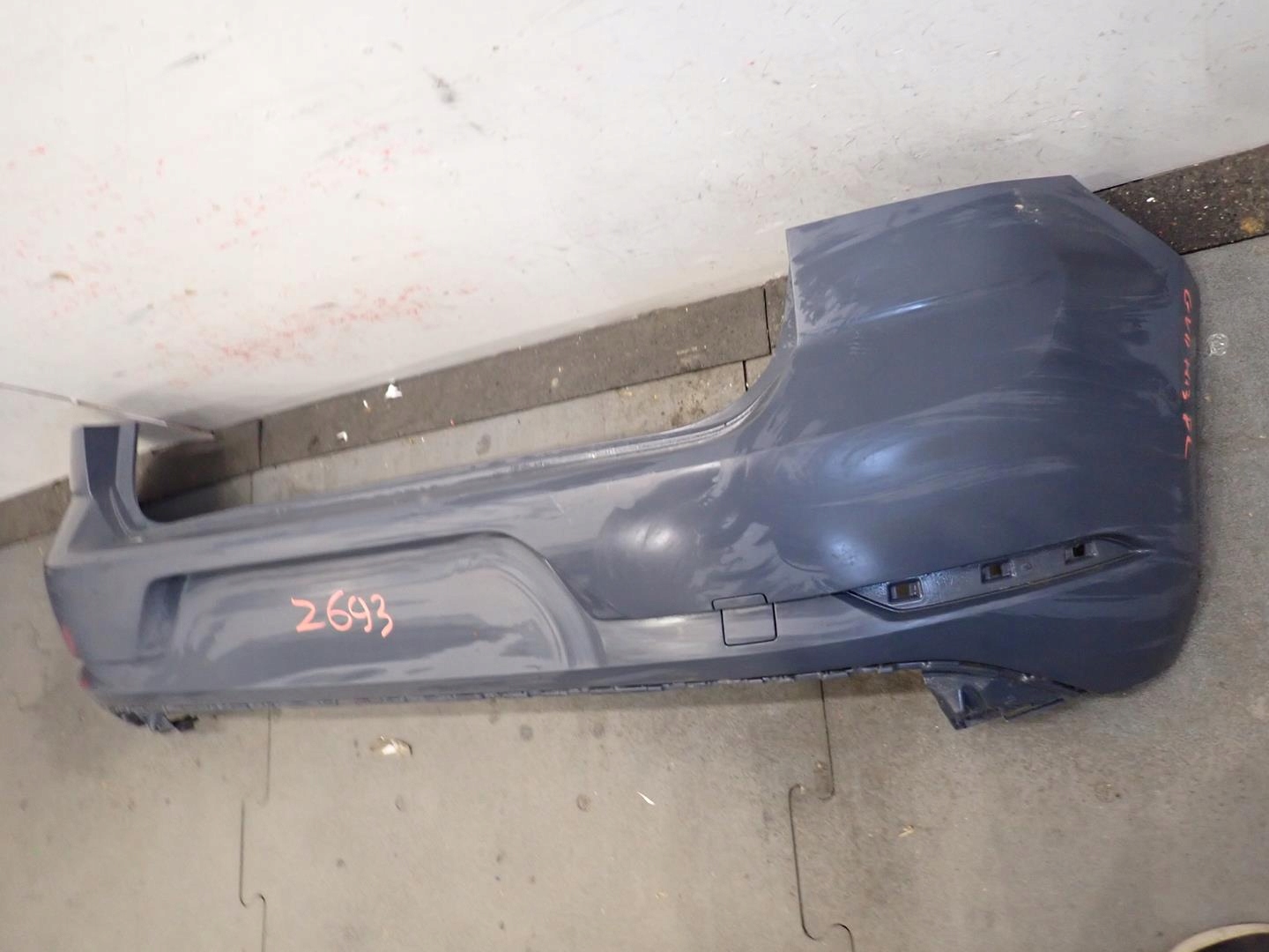 bumper rear part rear VW GOLF VII LIFT 2017- HB 5G6807421BK