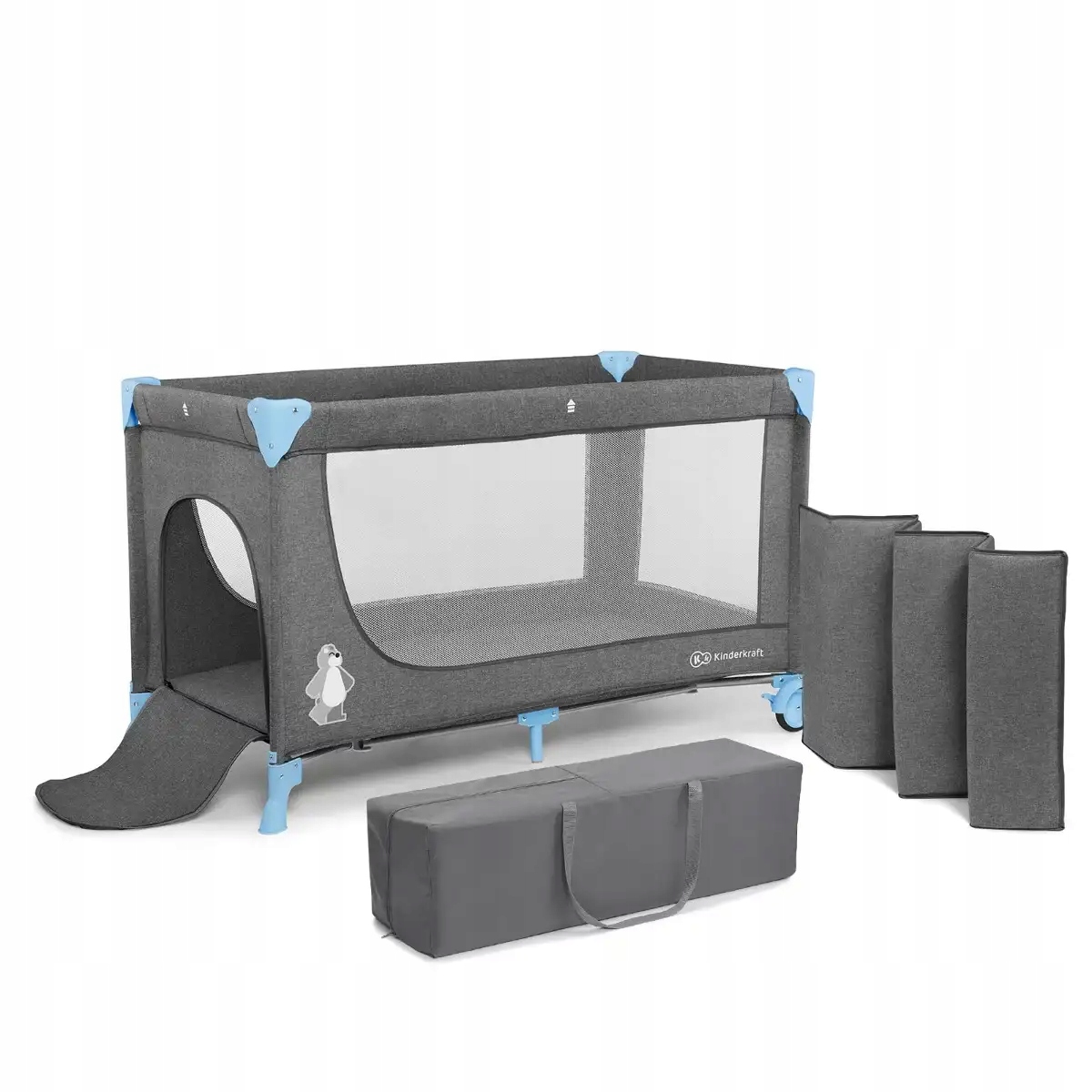 ŁÓŻECZKO TURYSTYCZNE DLA DZIECI JOY BLUE KINDERKRAFT Marka Kinderkraft