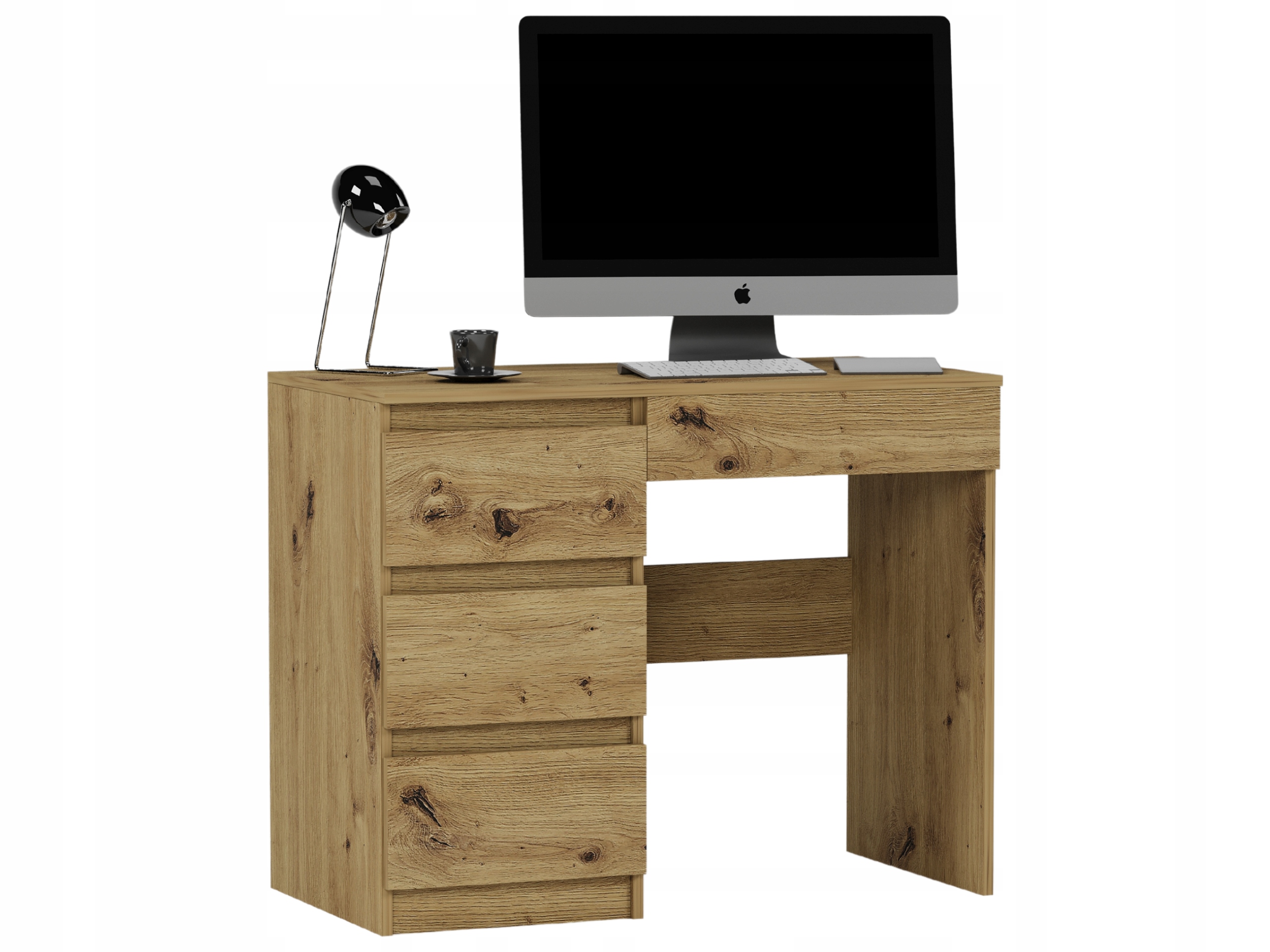 Meble Biurko komputerowe stolik 96cm artisan N34L lewe