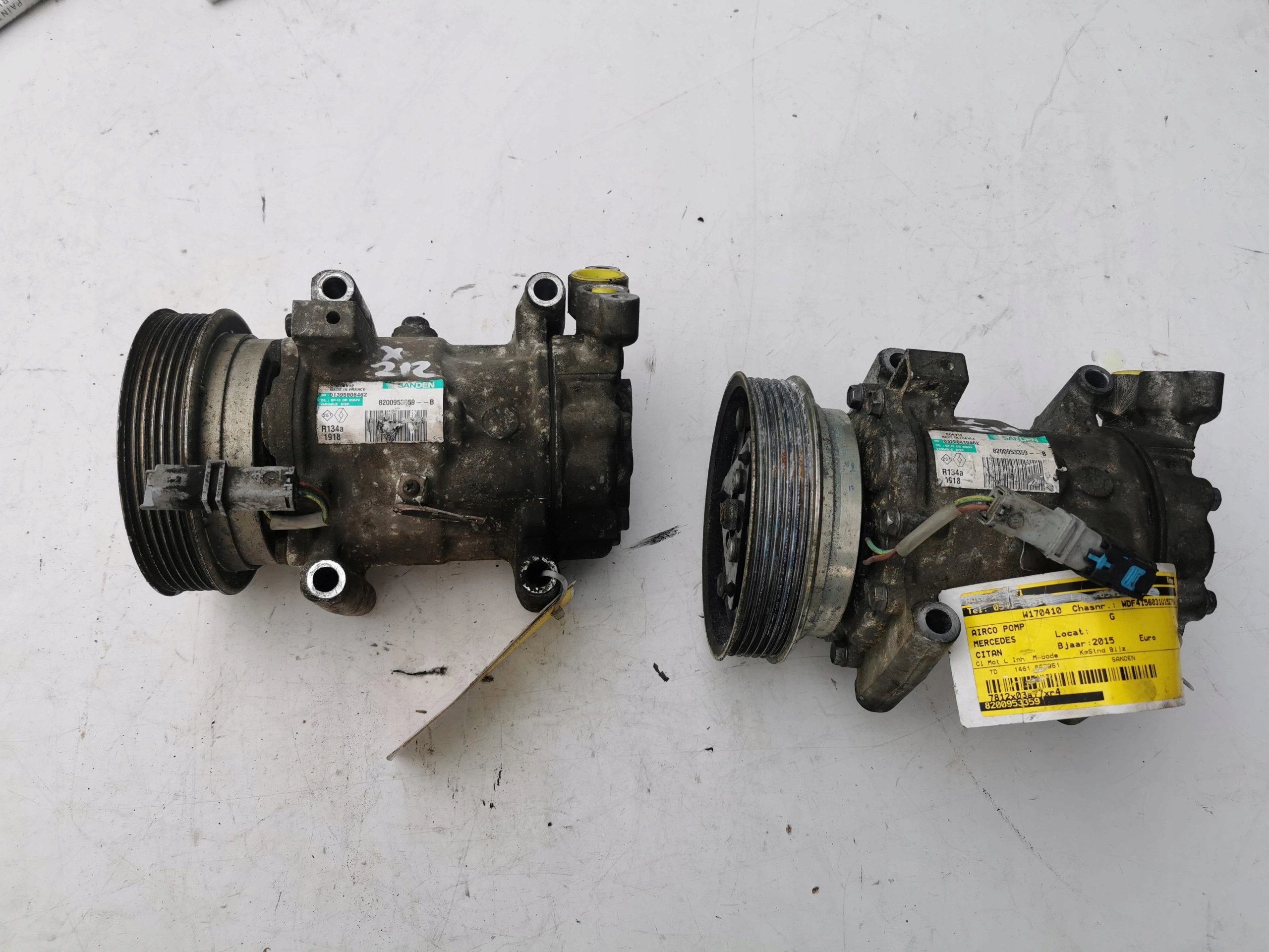 MERCEDES CITAN 1.5CDI 8200953359-B 111585 compressor;