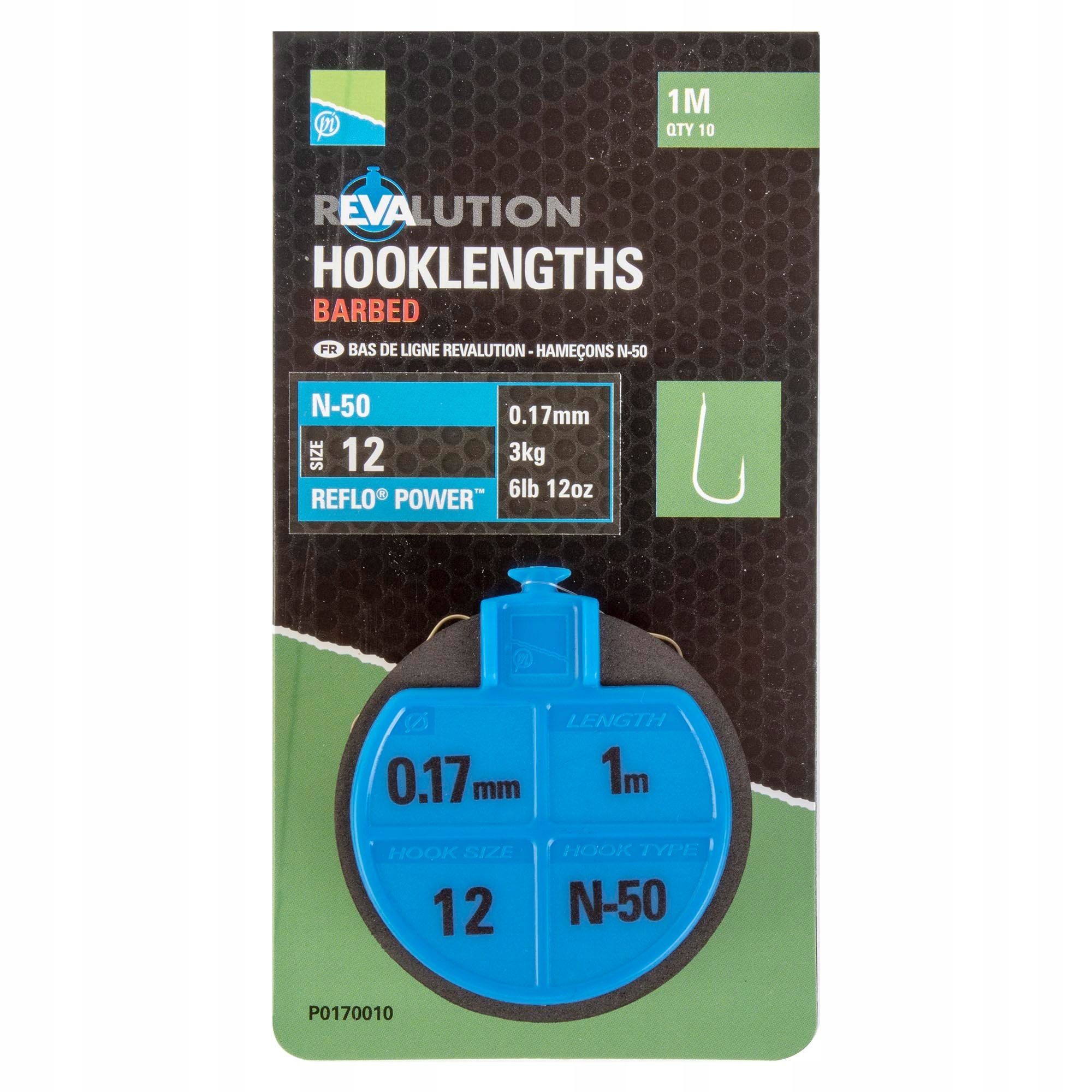 Przypony Preston Revalution Hooklengths 100cm N 50 Rozmiar 14