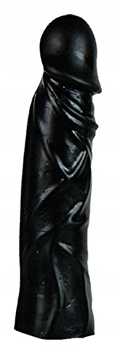 DUDO Realistyczny Dildo Czarny 18 cm Bez Kulek