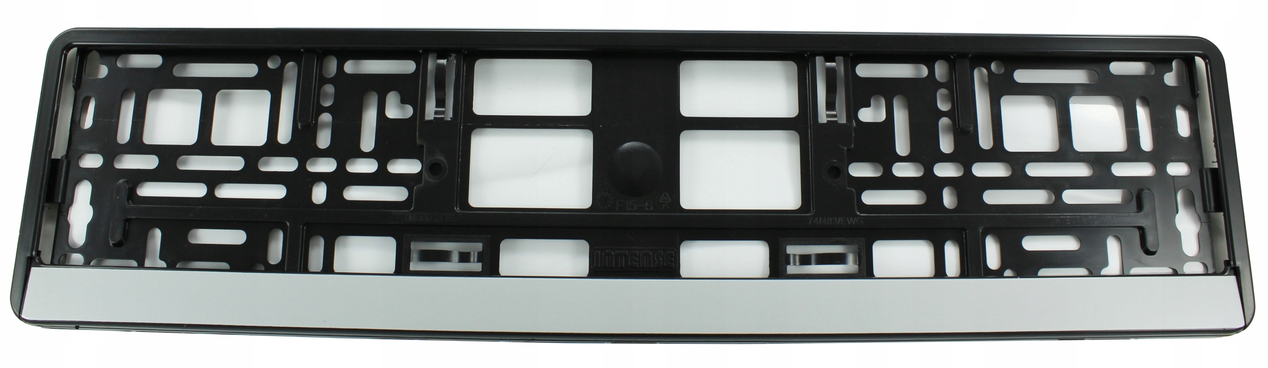 Ramka Tablicy Rejestracyjnej Srebrna Matowa Polska