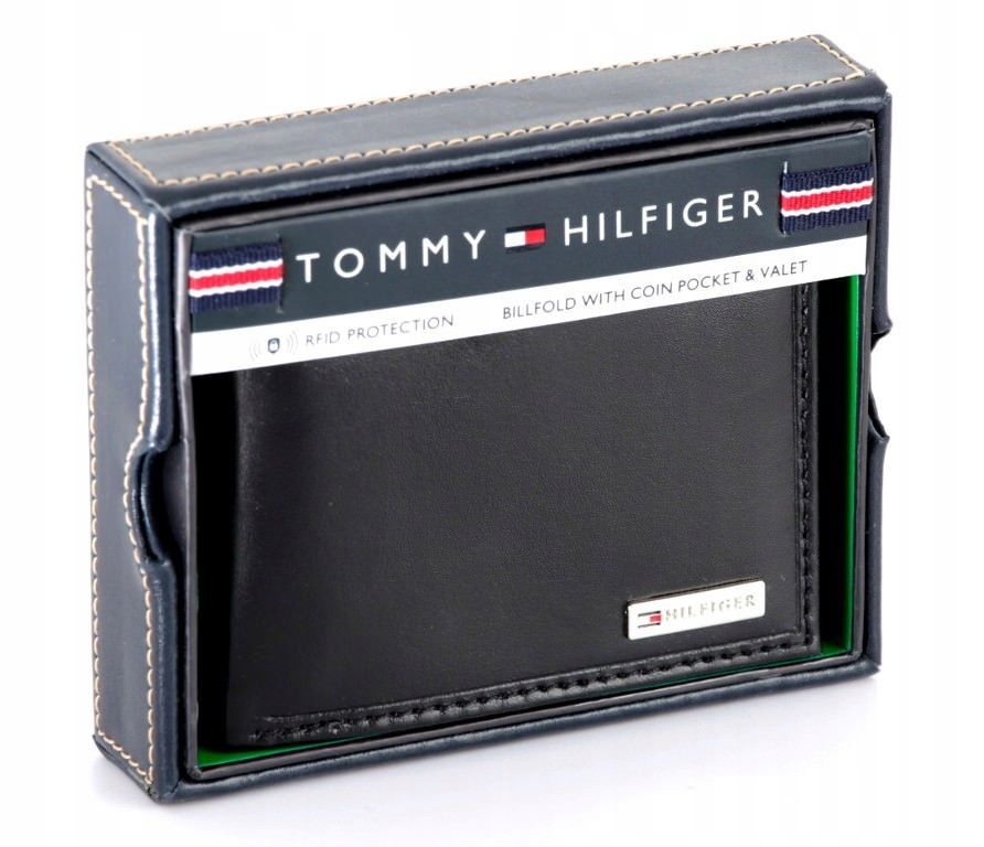 

Portfel Skórzany Tommy Hilfiger Męski Damski Rfid