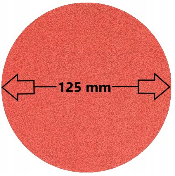 100szt PAPIER ŚCIERNY RZEP KRĄŻEK DYSK 125m P120 EAN (GTIN) 5905817540112