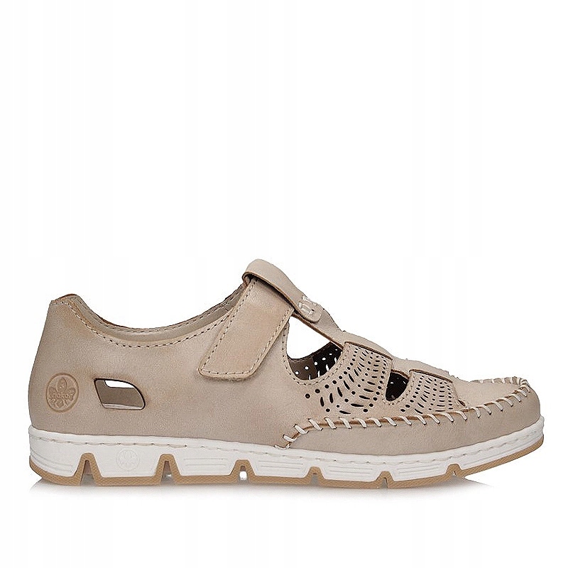 Komfortní dámské polobotky Rieker se zapínáním na na suchý zip 49958-61