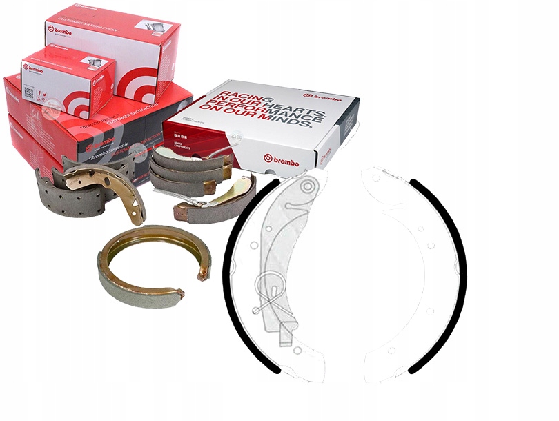 61 524/RS3 - КОМПЛЕКТ ТОРМОЗНЫХ КОЛОДОК BREMBO 9028