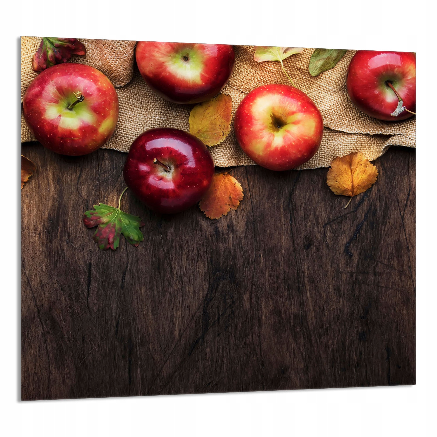 Skleněný Panel Do Kuchyně 65x60 Jablka Tvrzené Sklo