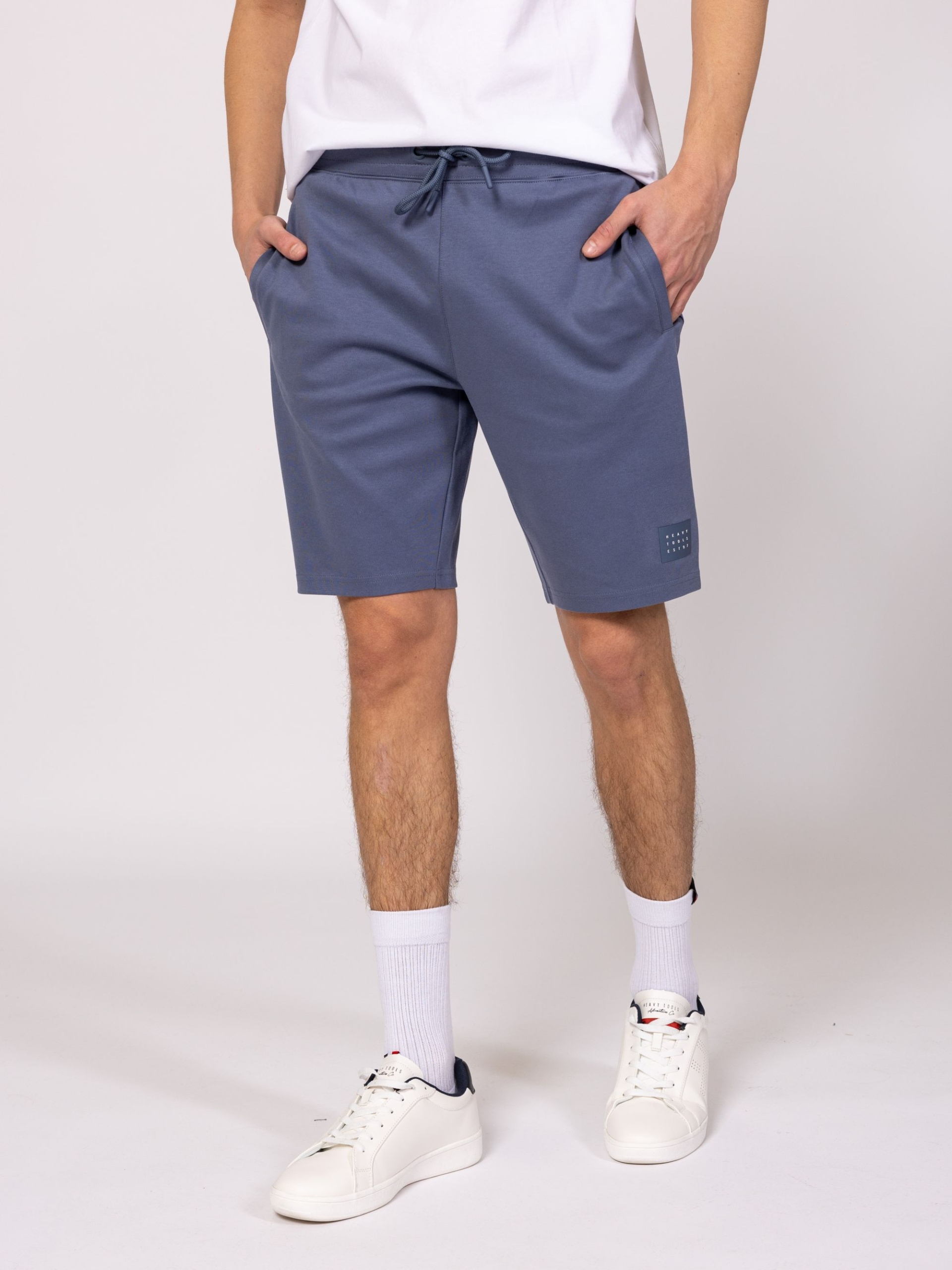 Heavy Tools Pánské Krátké Kraťasy Teplákové Šortky Zibor Šedé, Ocelové, Velikost XL