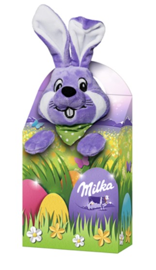 Levně Milka Plyšová Hračka se sladkostmi 10 x 96 g