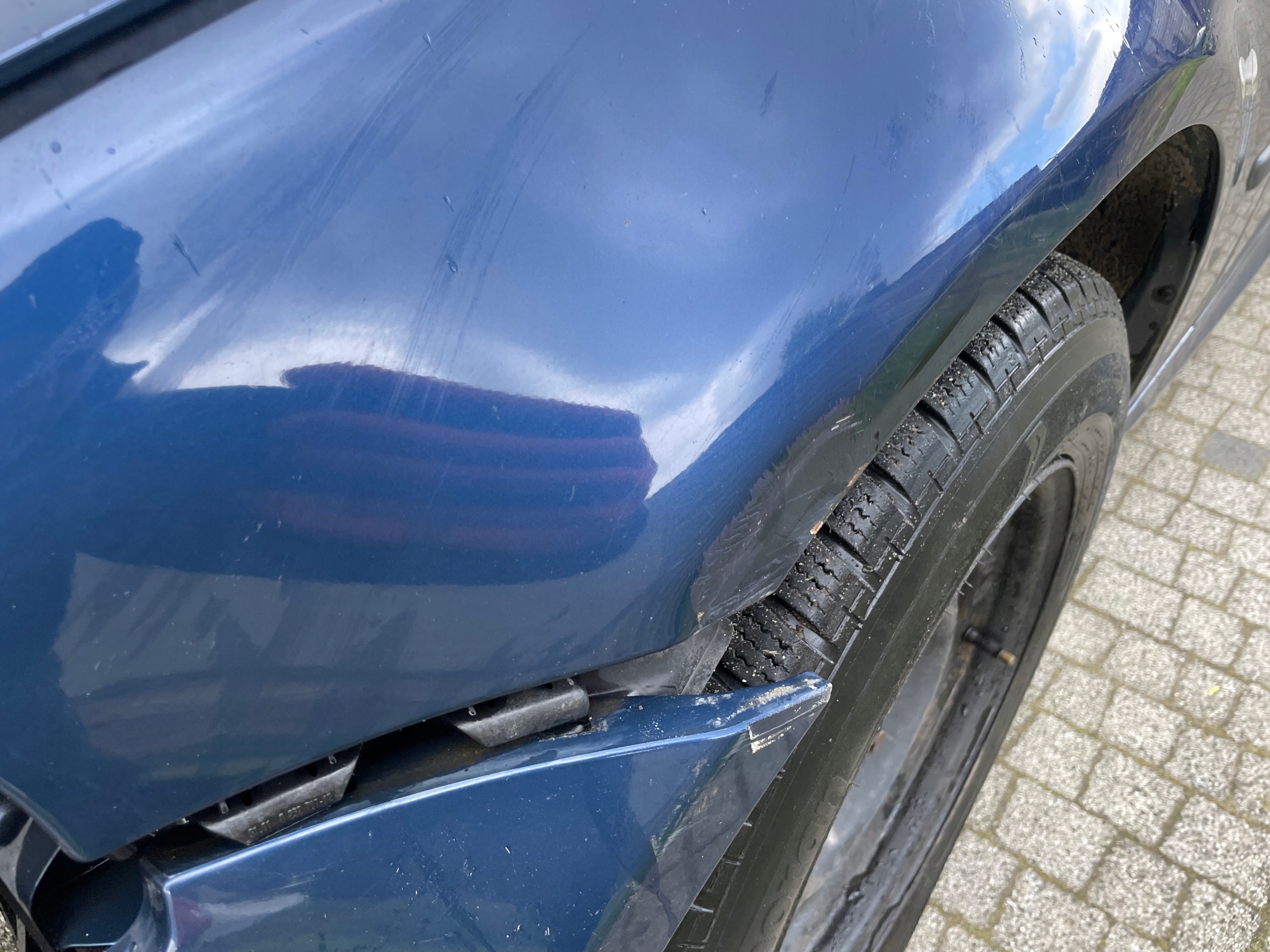 fender front left BMW 3 E46 COMPACT A07 MYSTICBLAU METALLIC