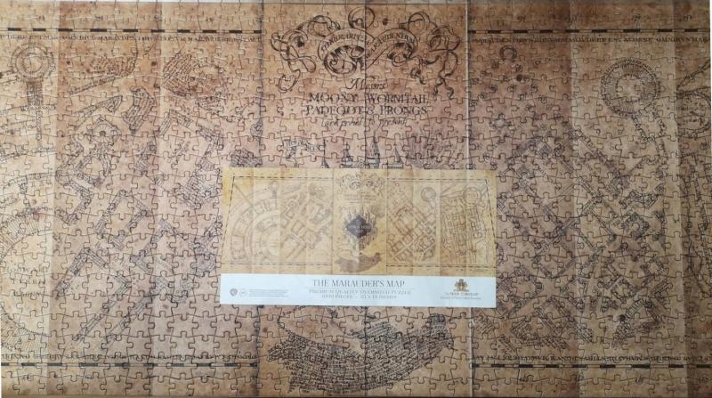 PUZZLE Harry Potter Mapa Huncwotów 1000 el. Układanka Licencja Oryginał Liczba elementów 1000