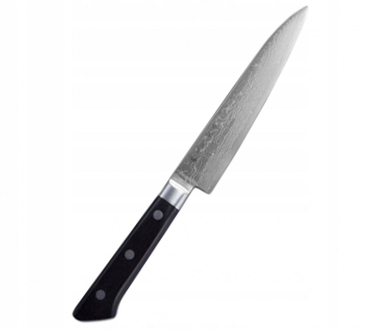 Univerzálny Nôž Satake Ultimate Damascus 13 cm, oceľ VG-10, drevo Pakka