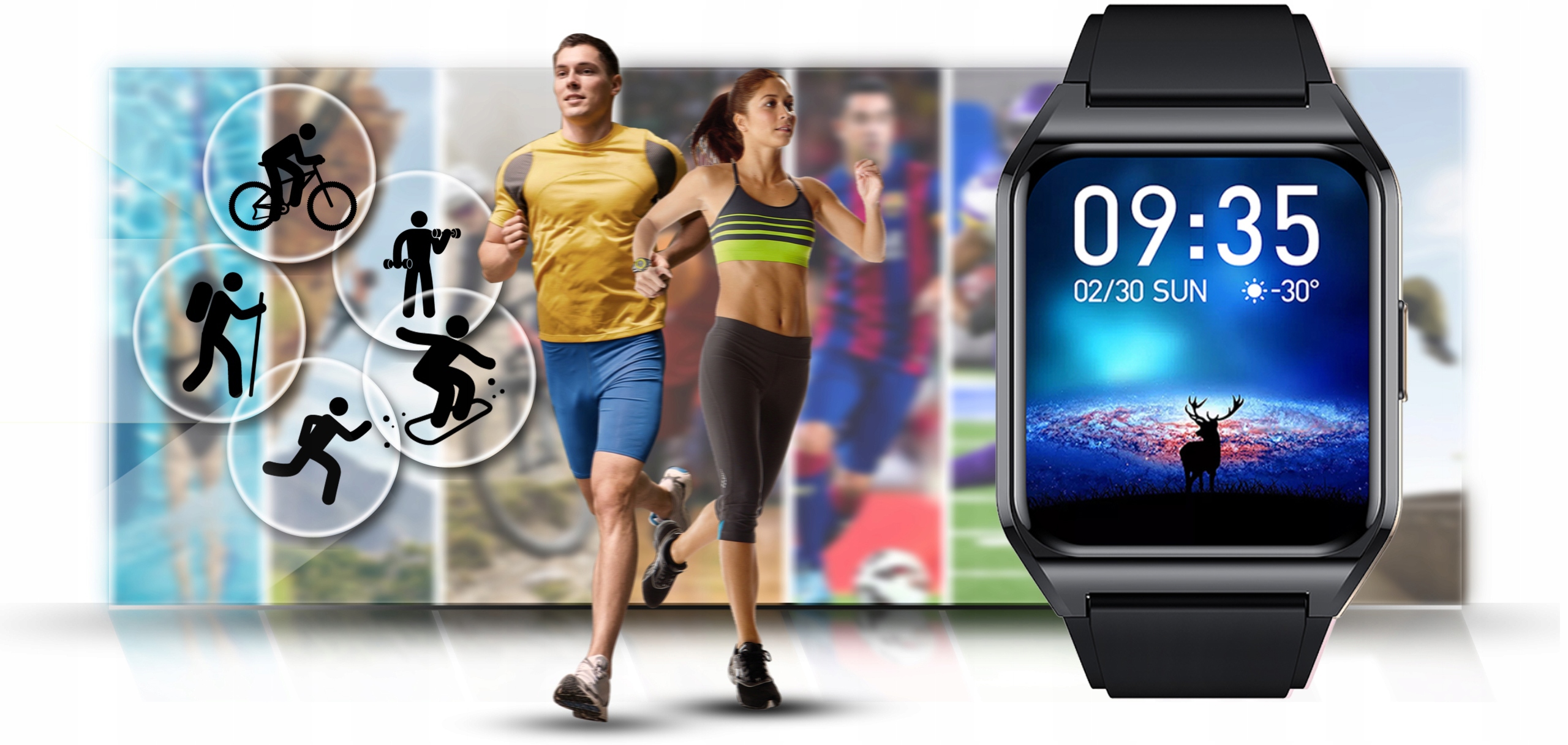 SMARTWATCH DAMSKI ROZMOWY TERMOMETR MENU PL GRAWER Płeć kobieta