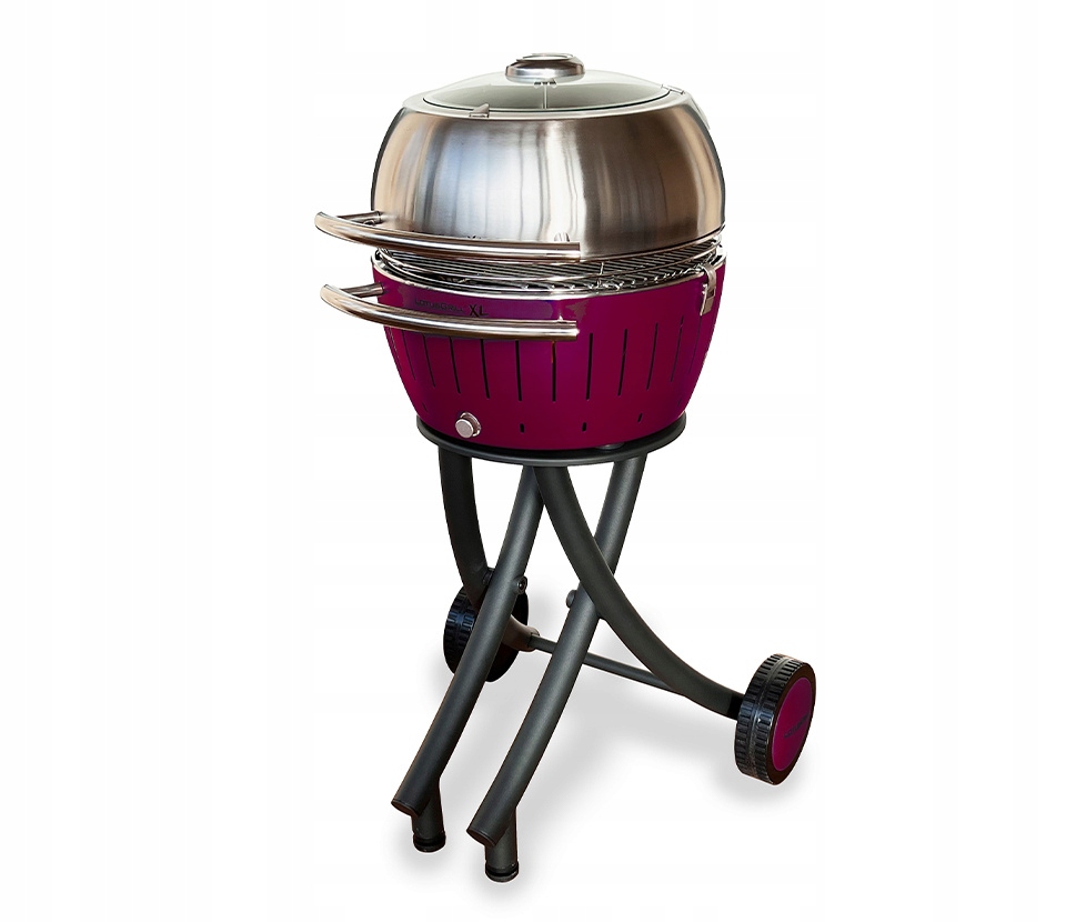 Bezdymový Záhradný Uhlíkový Gril S Vozíkom A Krytom Popolníka Lotusgrill XL