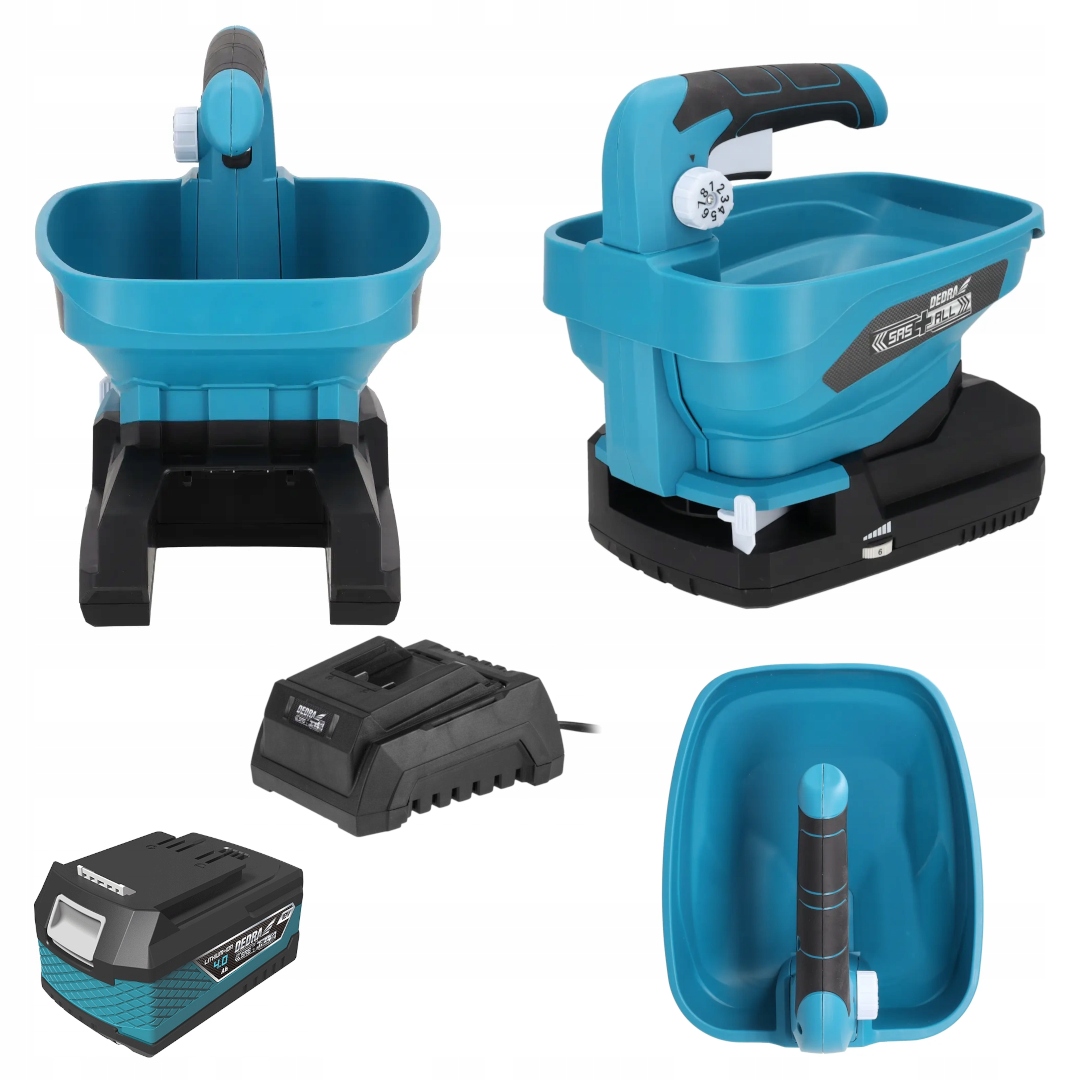 Set Akumulátorový sejací stroj 18V, Dedra DED6980 4AH DED7034 Nabíjačka