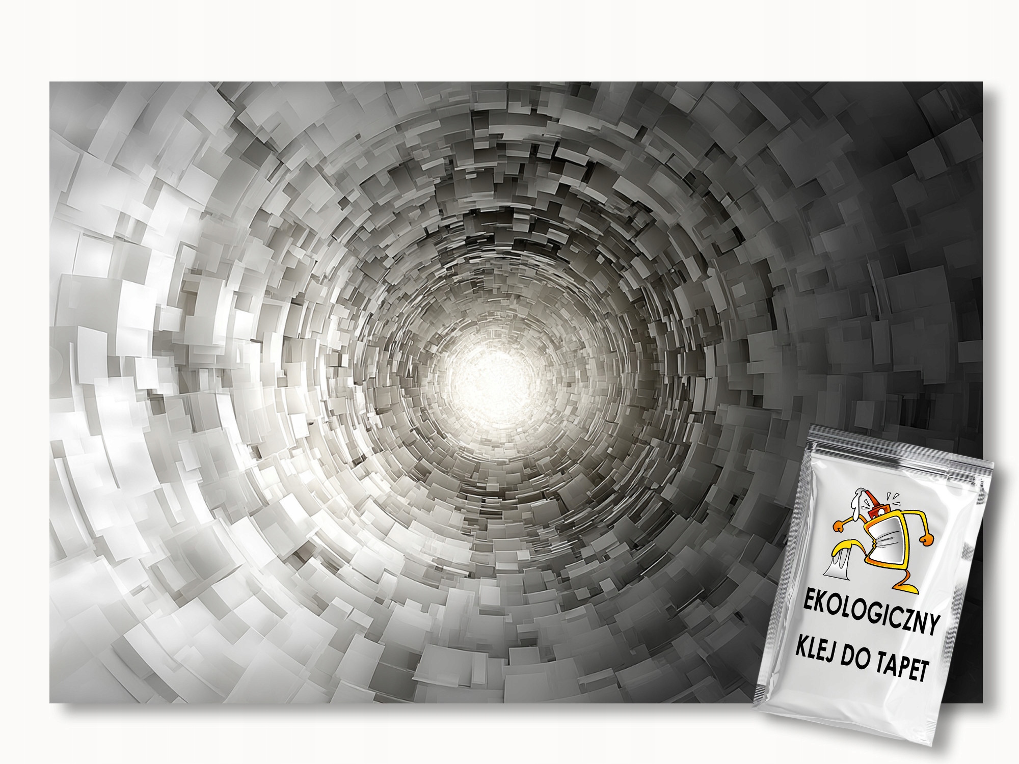 Fototapeta Flizelina Abstrakce 3D Iluze Tunel Chodba 350x270 155g