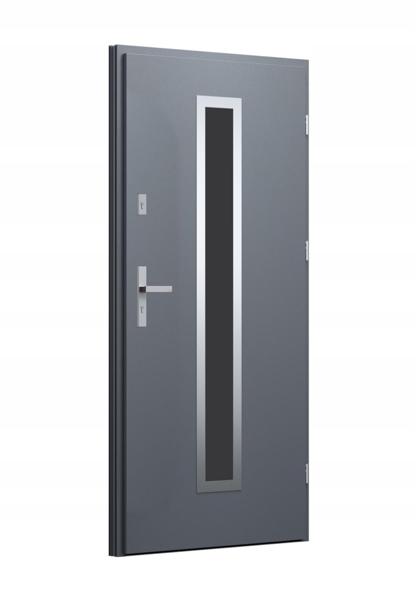 DRZWI ZEWNĘTRZNE WEJŚCIOWE OCIEPLANE OŚCIEŻNICA TERMO 90 LEWE OD RĘKI Kod producenta DRZWI ZEWNĘTRZNE WEJŚCIOWE