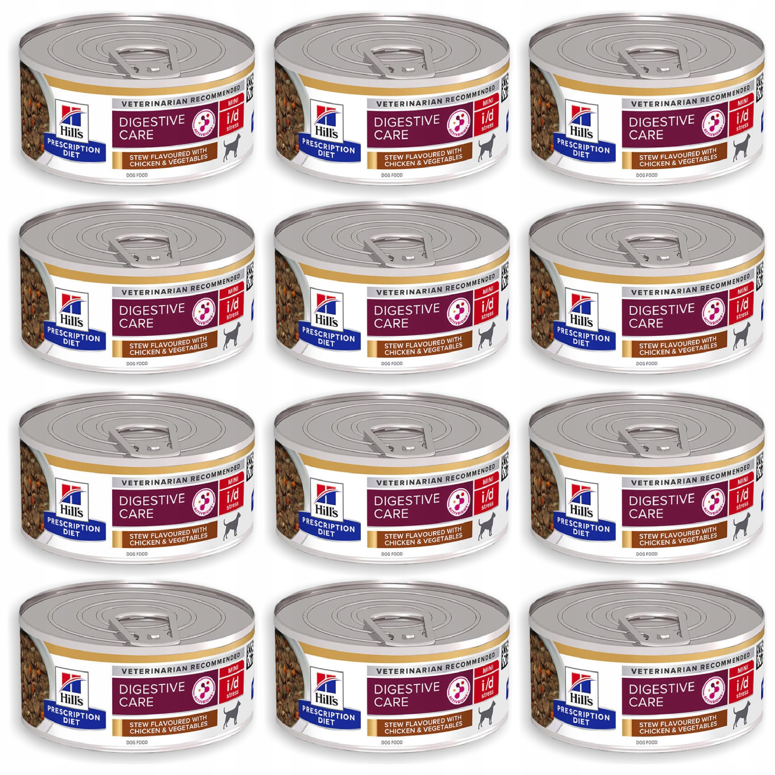 Hill's Pd Canine i/d Stress Mini Chicken Stew plechovka 12 x 156 g