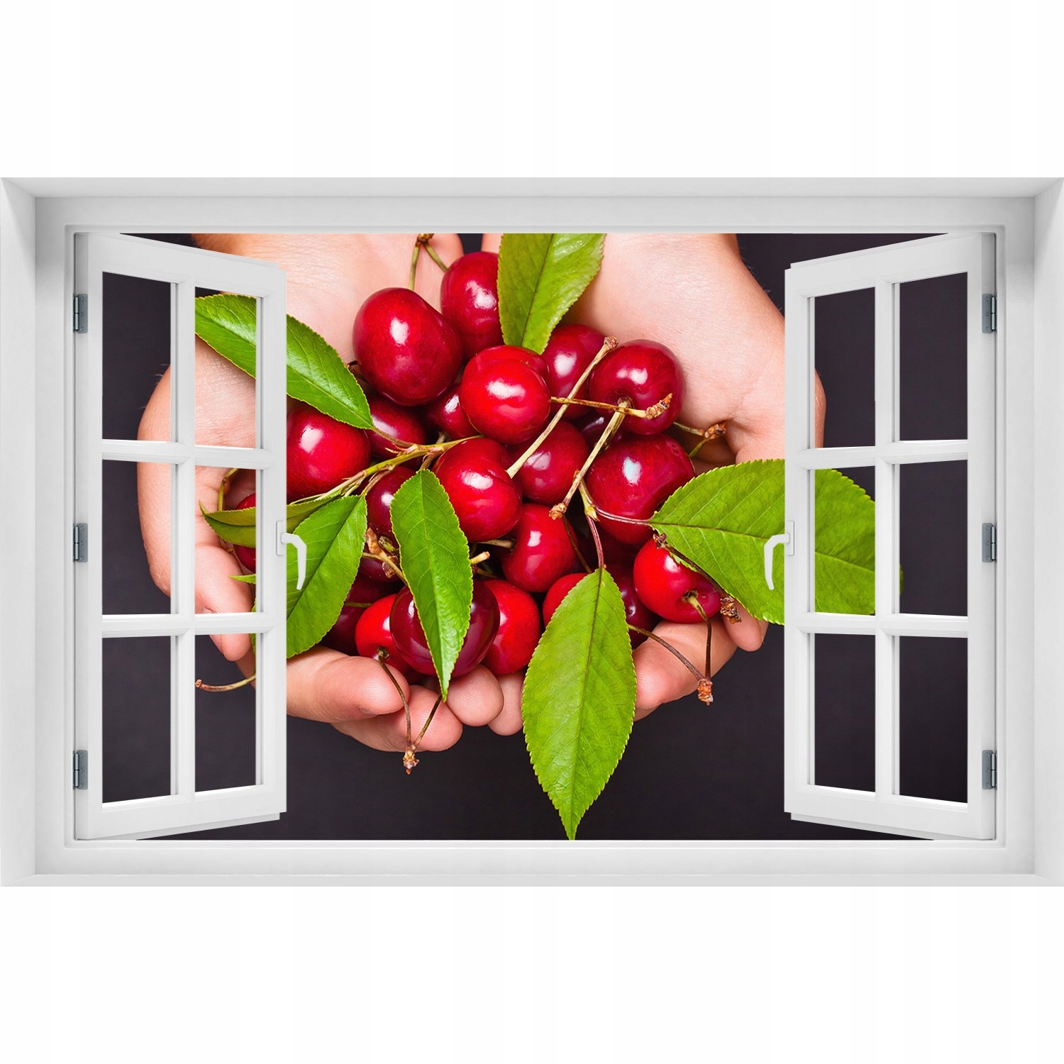 

Samoprzylepna Naklejka Wiśnie w dłoniach 120x80