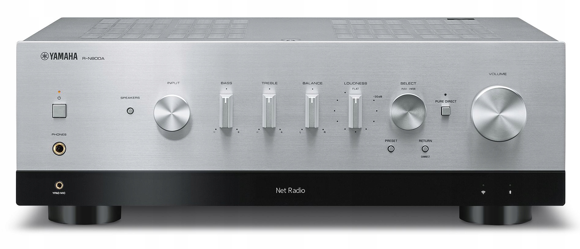 Yamaha R-N800A (Strieborná) slúchadlá Yamaha TW-E3C