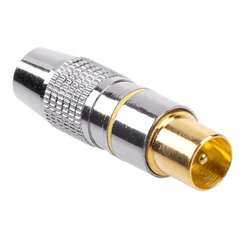 Wtyk anten Tv Metal Srebrny Lechpol Electronics