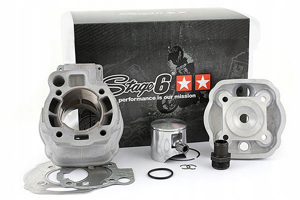 Cylinder Kit Stage6 Big Racing 88cc, Peugeot Rieju Yamaha Sherco