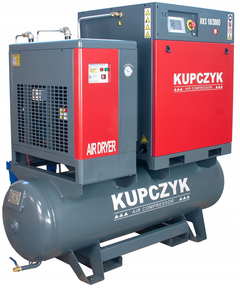 Kks 10/300 D Olejový kompresor Kupczyk Kks 10/300D 270 l 10 bar Vulkanizácia