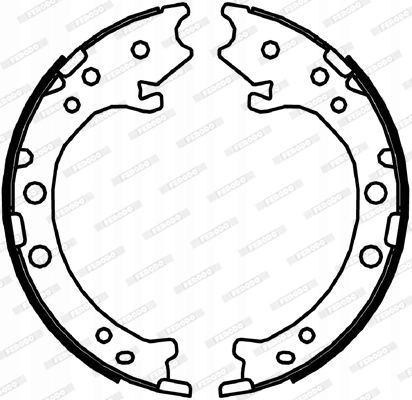 ZESTAW SZCZĘK HAMULCOWYCH, HAMULEC POSTOJOWY Stan opakowania oryginalne