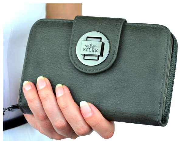 

Portfel Damski Podwójny Na Zamek