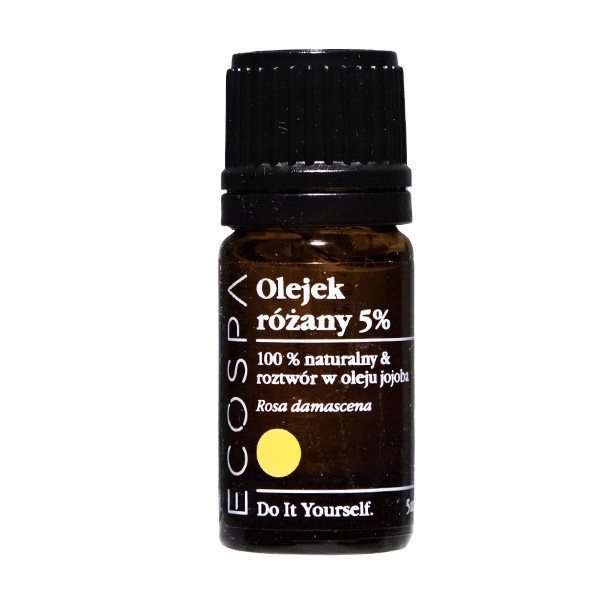 NATURALNY OLEJEK ETERYCZNY RÓŻANY 5% BUŁGARIA 5 ML AROMATERAPIA ECOSPA Marka ECOSPA