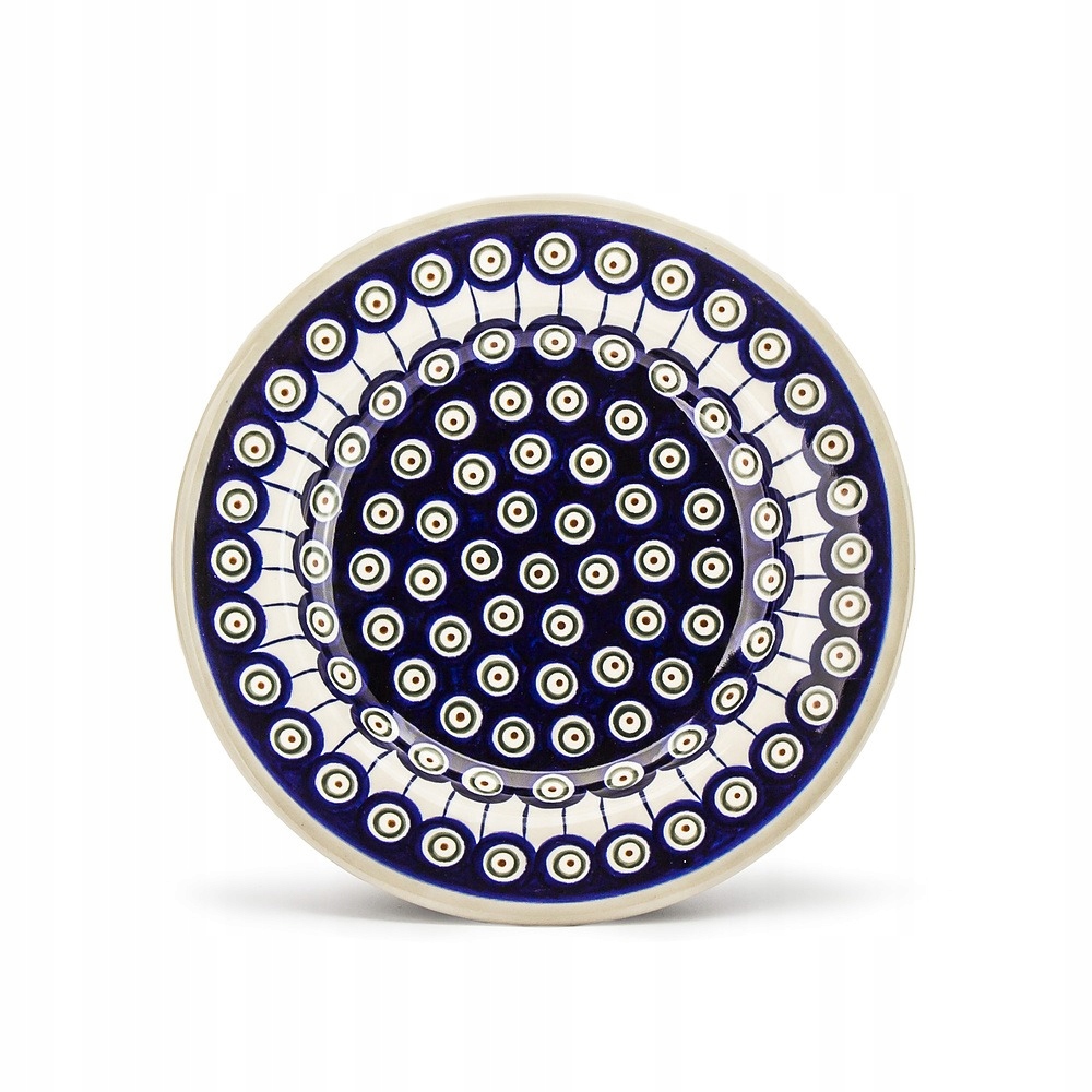 

Talerz obiadowy GU-1419 Dek. 8 Bolesławiec 24 cm