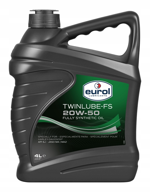 

Eurol Harley Twinlube-fs 20W50 4L 100% Syntetyk