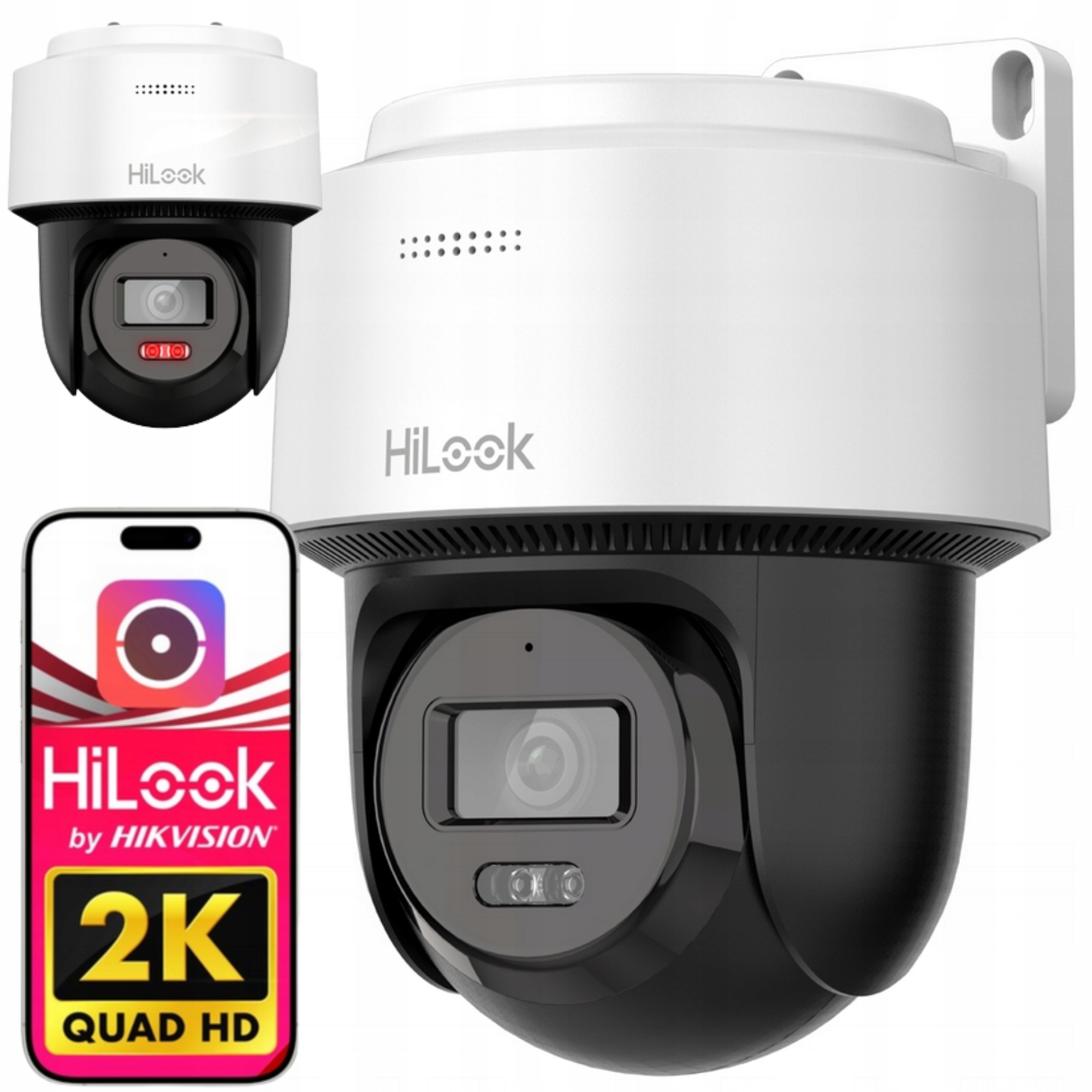 Kamera PTZ-N2C400M-D/W 4MPX Ip Śledzenie Mikrofon Hilook By Hikvision