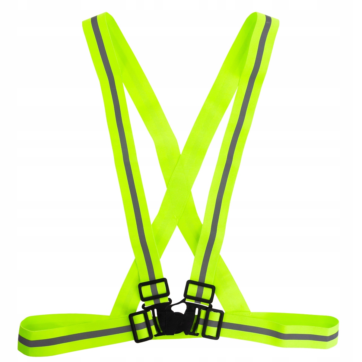 SZELKI ODBLASKOWE REGULOWANE KAMIZELKA ODBLASKOWA BHP MOTOR ROWER Bieganie Stan opakowania oryginalne