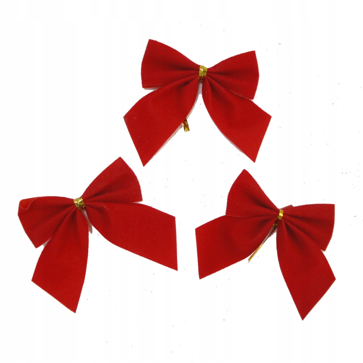 

Kokardy Kokardki Dekoracyjne Czerwone Zestaw 12szt