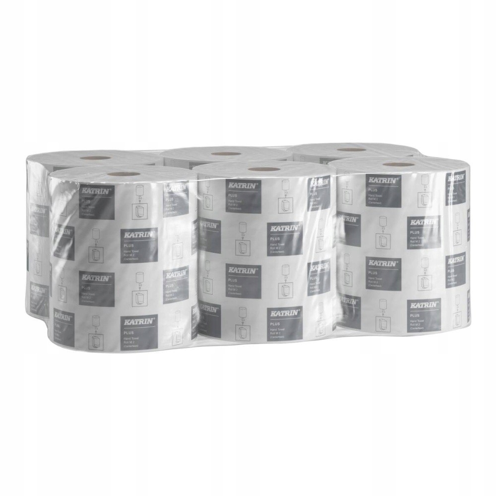 Katrin Plus M2 ręcznik papierowy w rolce 2 warstwy 100m 6 rolek