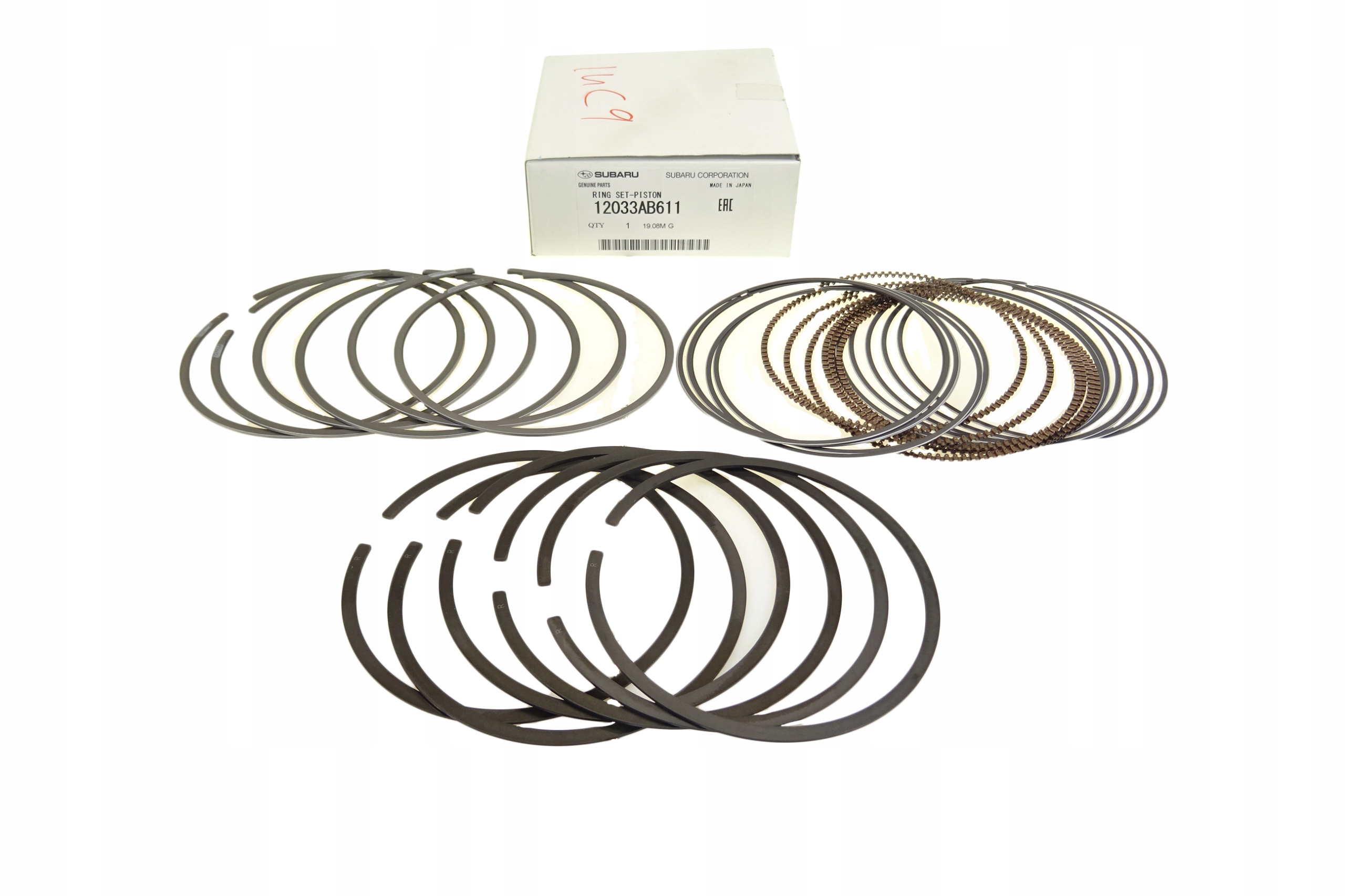 12033AB611 - SUBARU поршневые кольца 3.0 H6 LEGACY TRIBECA