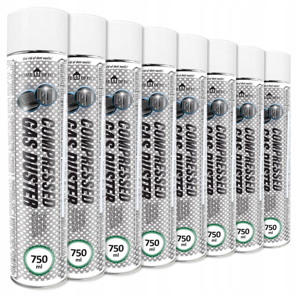 8x AABCOOLING SPRĘŻONE-POWIETRZE 750ml RURKA-15cm Producent Aab cooling