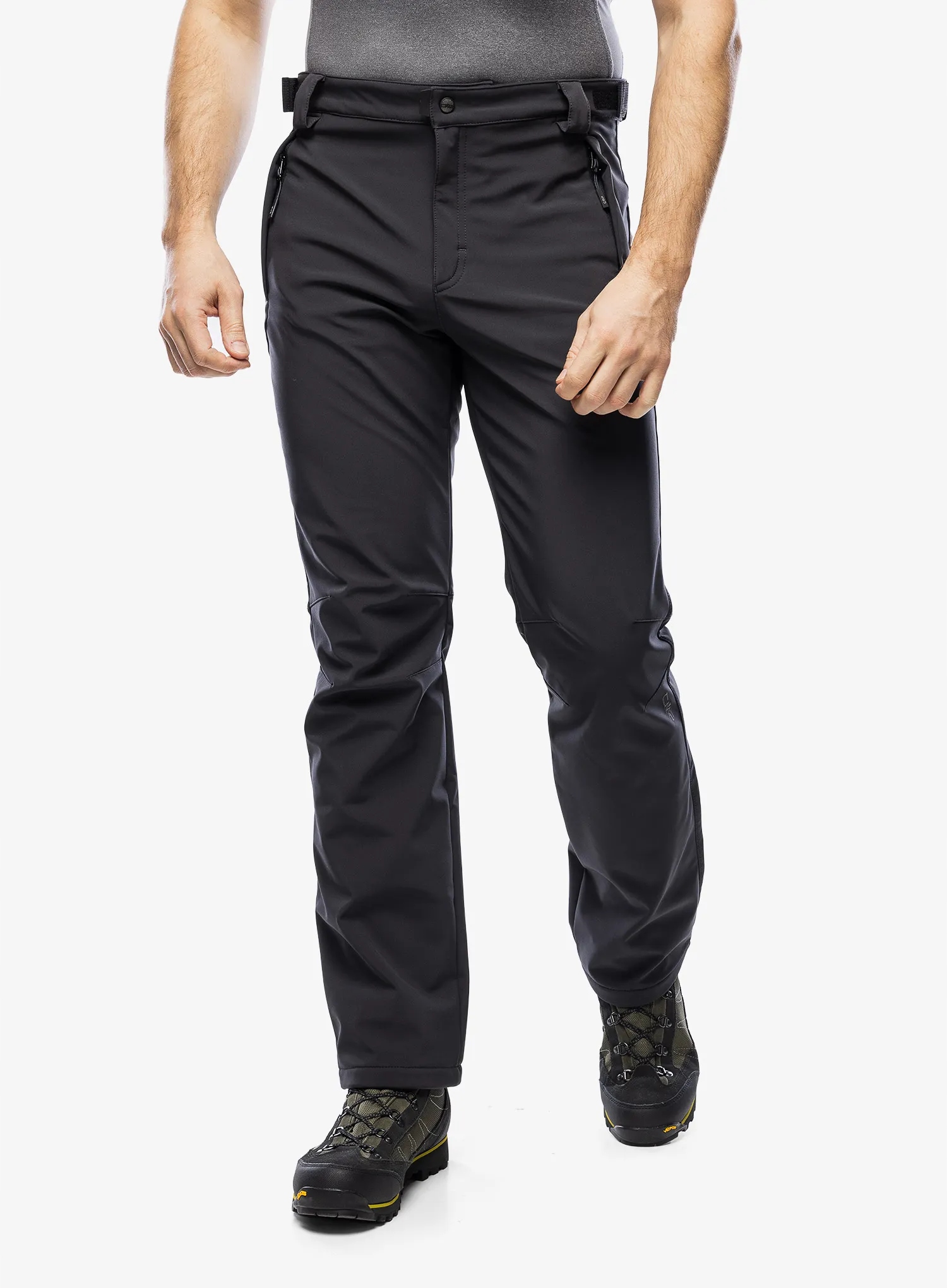 Softshellové kalhoty Cmp Long Pant Fate antracit 54 (XXL)