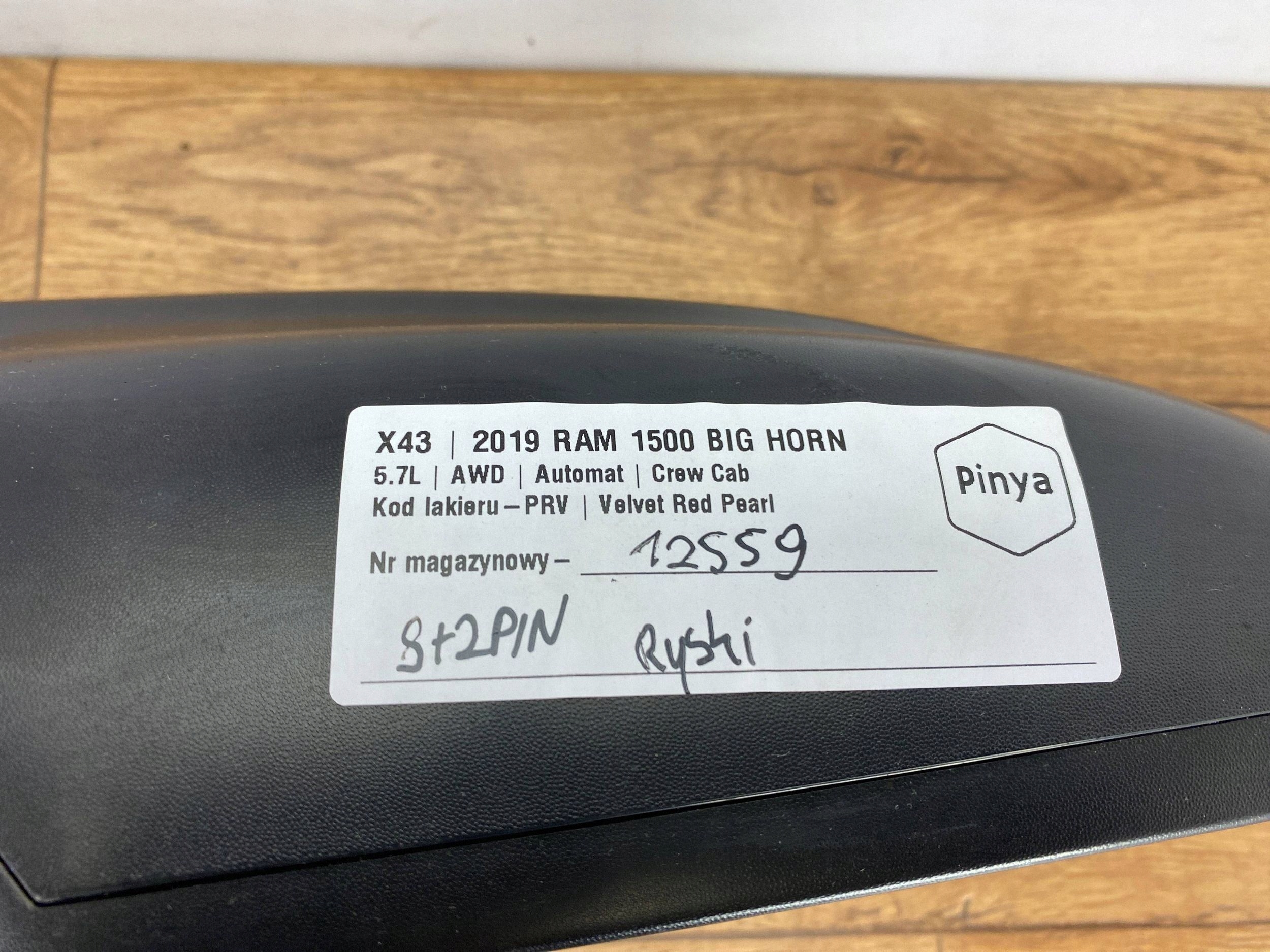 electrics mirror right Ram 8+2PIN 1500 DT 2019+