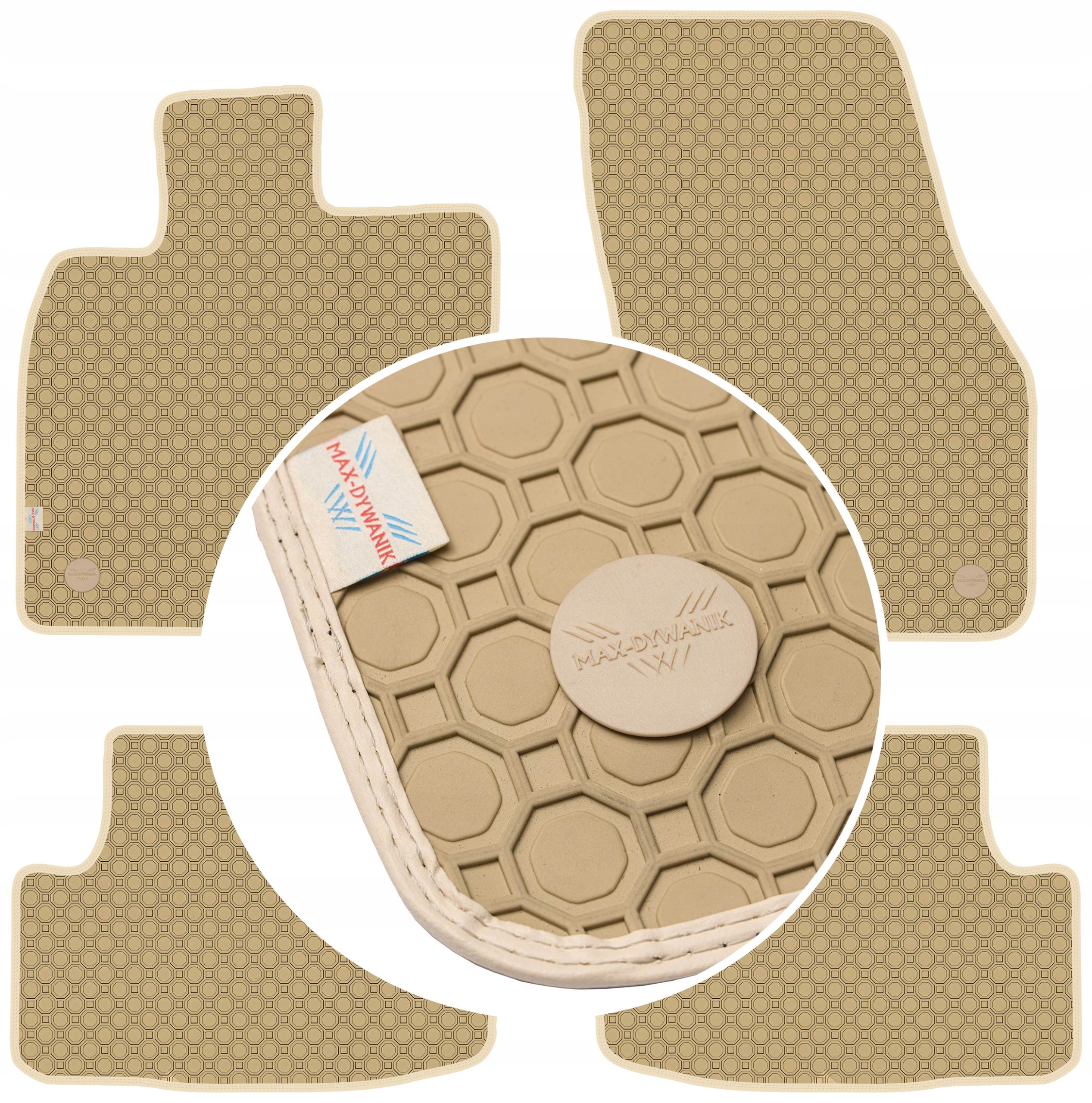 Seat Ateca 2016- Béžové podlahové rohože