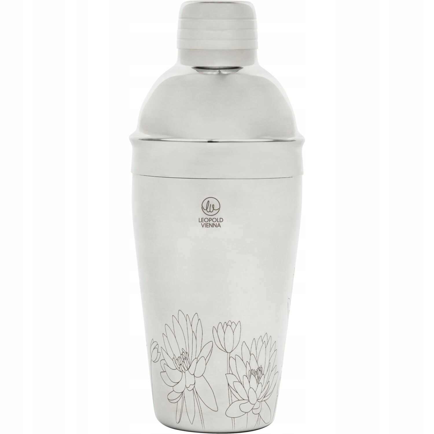 Leopold Vienna Flowers Shaker, nerezový, obsah: 0,50 litru, výška: 210 mm