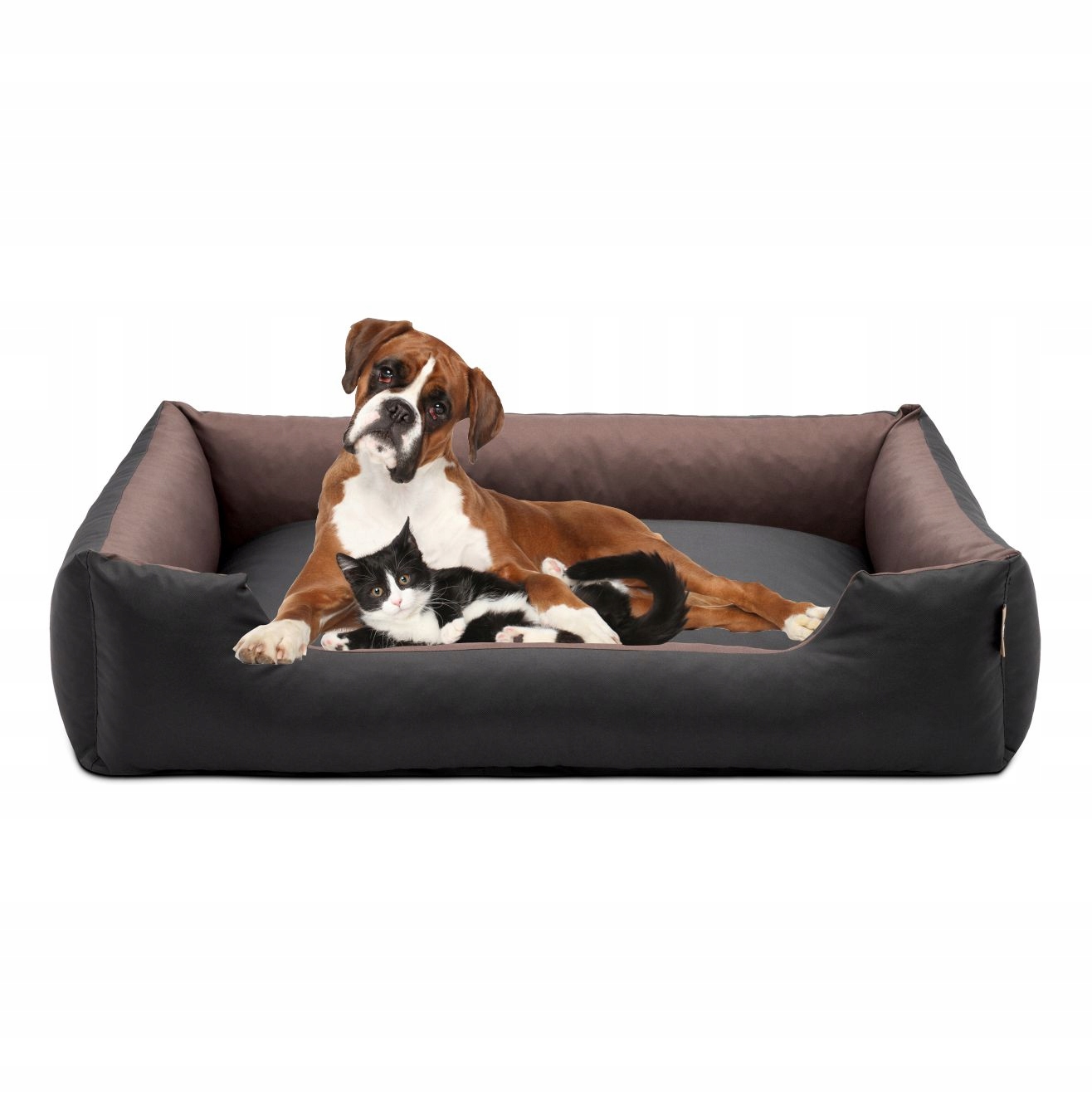 Pelíšek pro psa 90x70 XL matrace pohovka poduška potah pohovka Hnědá