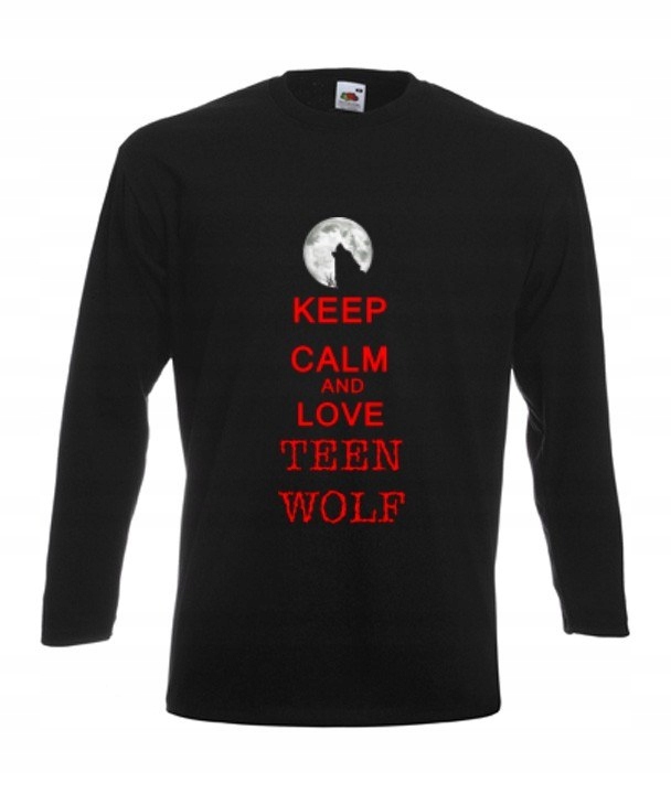 

Long Bluzka Męska Wzory Teen Wolf Wilkołak Wilk