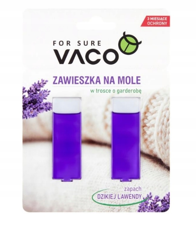

Vaco Żelowa Zawieszka Na Mole Odzieżowe Lawenda