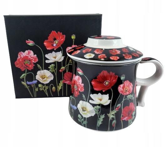 

Kubek Ceramiczny Z Metalowym Zaparzaczem Maki