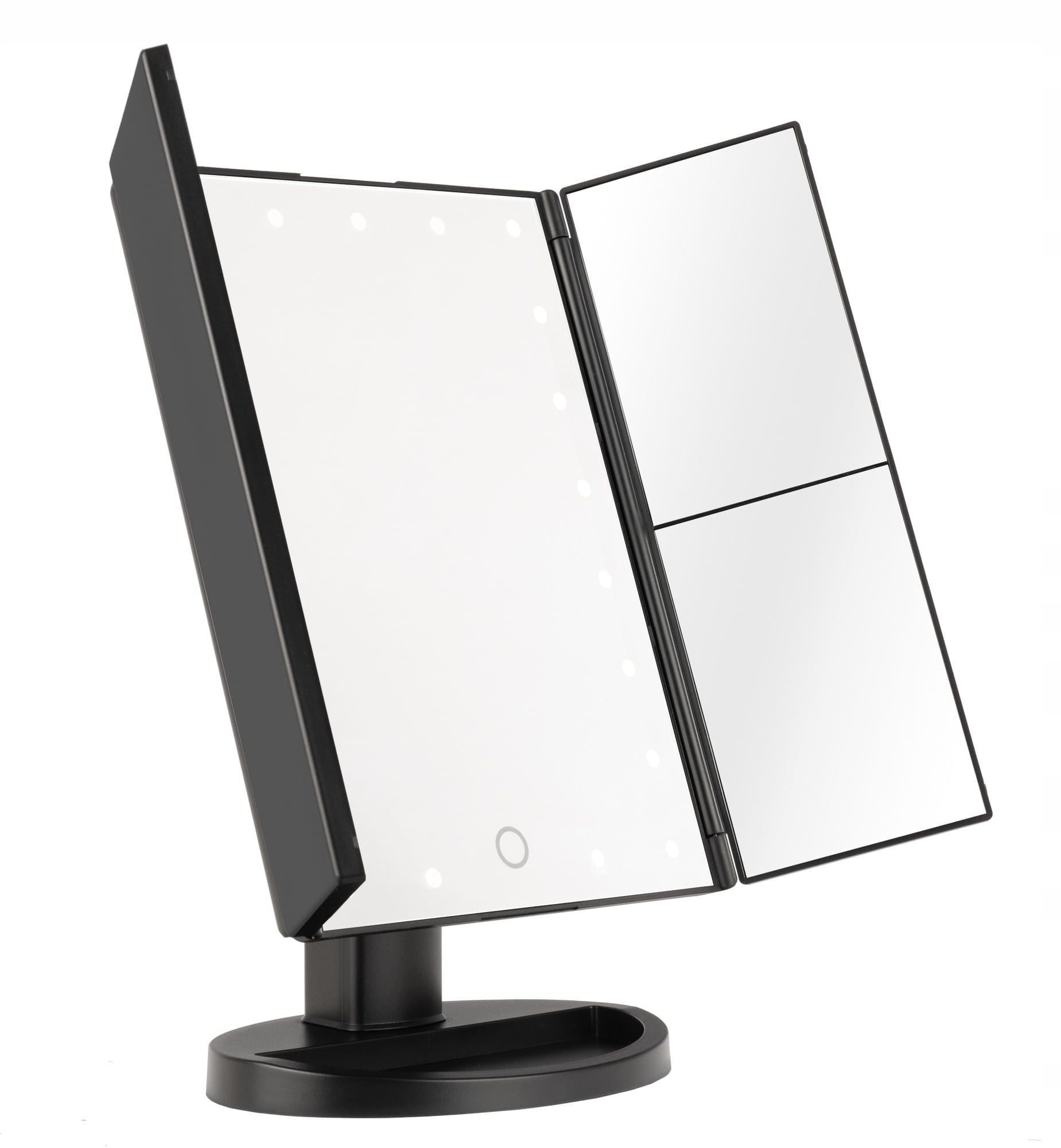 Kosmetické Led Podsvícené Zrcátko Pro Líčení S Rozkládací Regulací