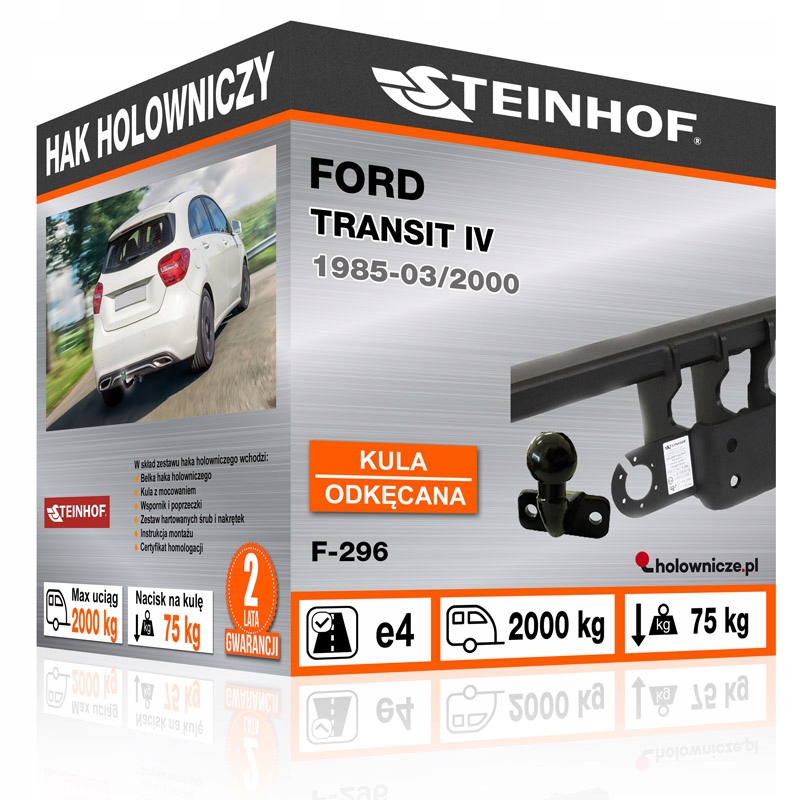 Hak holowniczy Ford TRANSIT IV 1985-2000